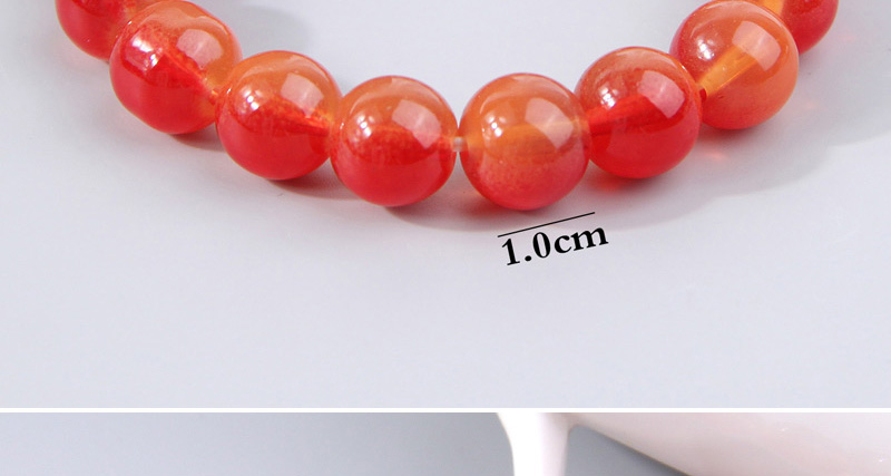 Fashion Red Geometric Ball Bead Bracelet,Bracelets Set