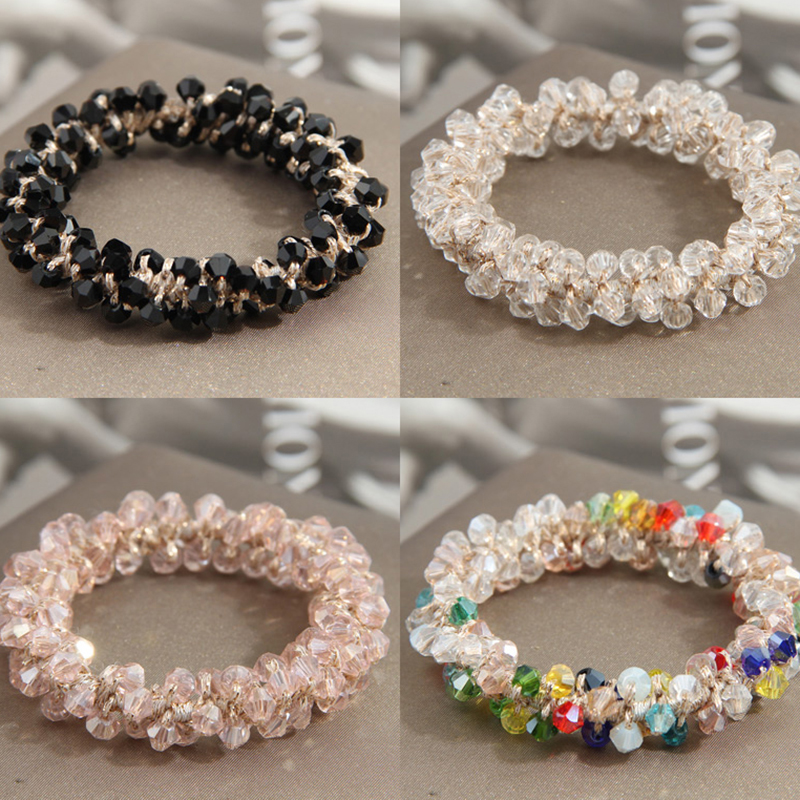 Fashion White Crystal Braided Bracelet,Crystal Bracelets