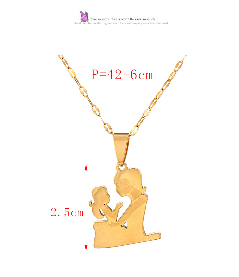 Fashion Golden 8 Titanium Steel Hollow Love Tree Of Life Pendant Necklace,Necklaces
