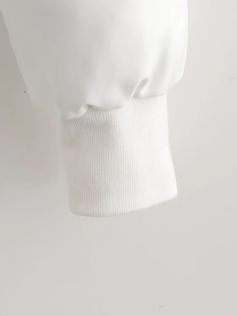 Fashion Khaki Polyester Stand Collar Zipper Short Jacket,Coat-Jacket