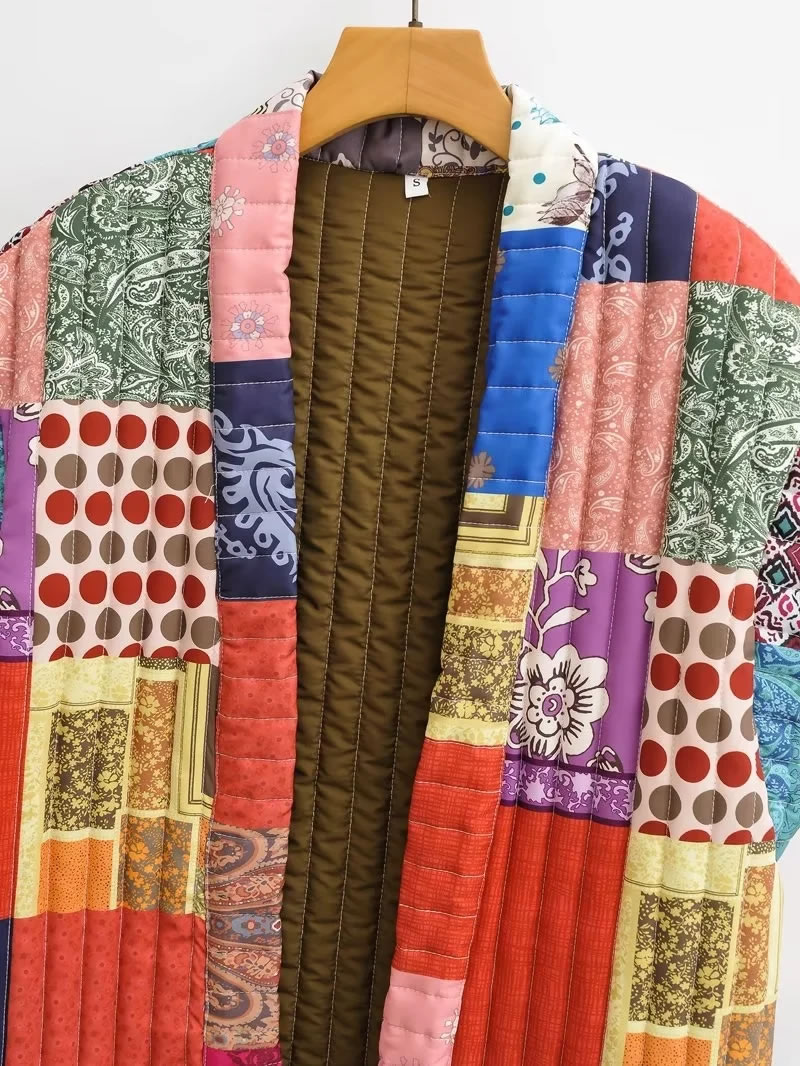 Fashion Color Polyester Printed Vest Jacket,Coat-Jacket