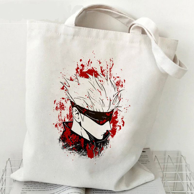 Fashion T Canvas Printed Anime Character Large Capacity Shoulder Bag,Messenger bags