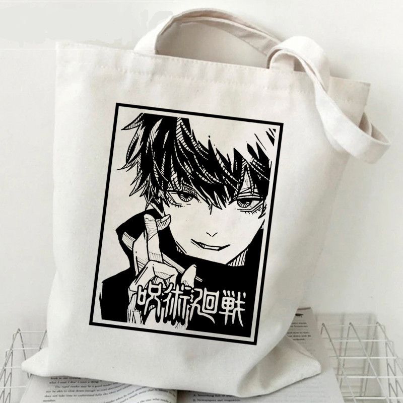 Fashion H Canvas Printed Anime Character Large Capacity Shoulder Bag,Messenger bags