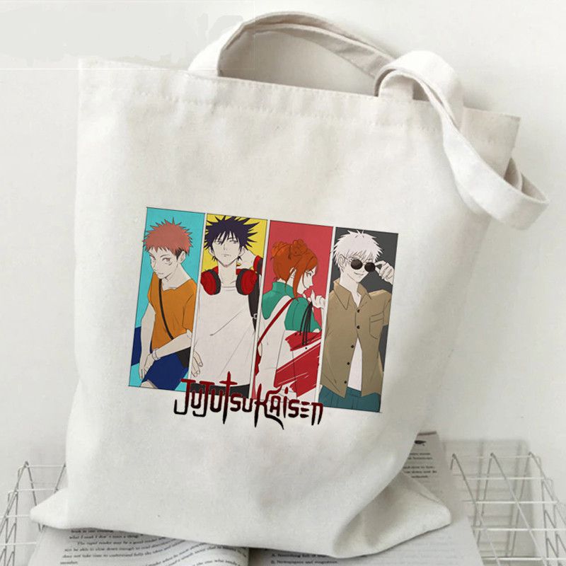 Fashion F Canvas Printed Anime Character Large Capacity Shoulder Bag,Messenger bags