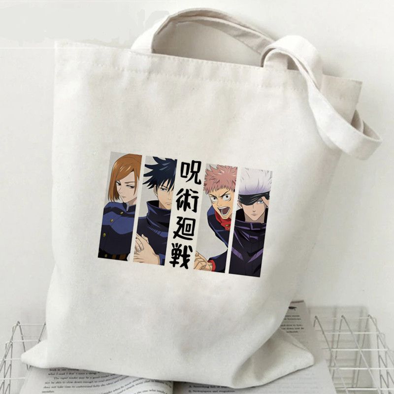 Fashion Y Canvas Printed Anime Character Large Capacity Shoulder Bag,Messenger bags