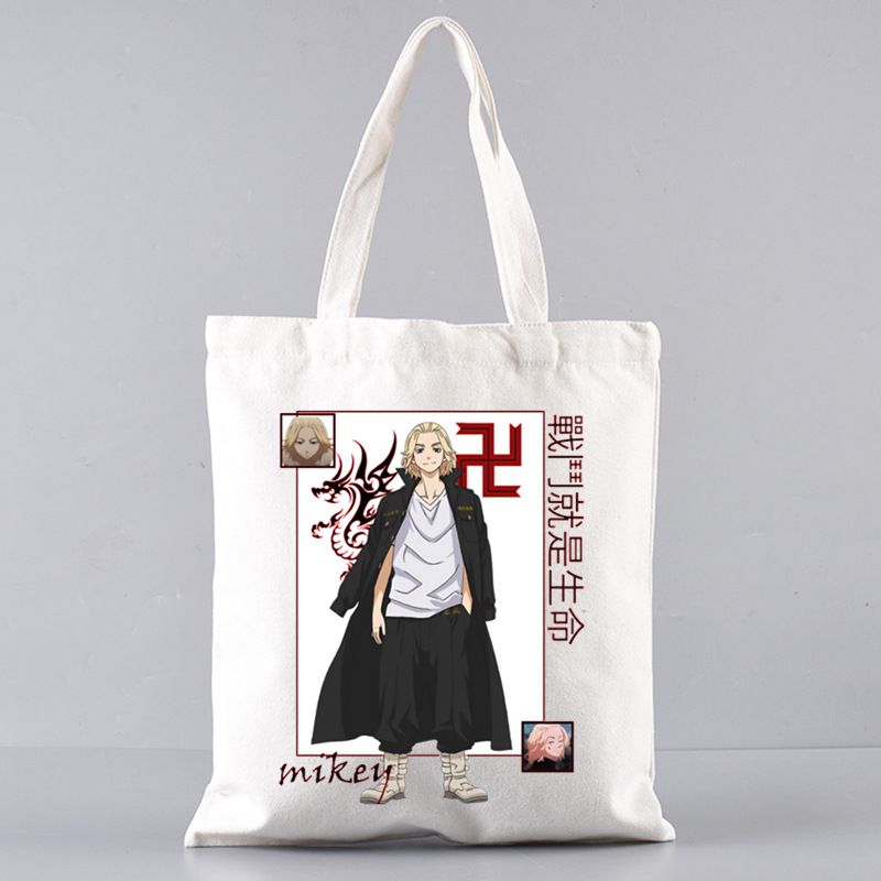 Fashion W Canvas Printed Anime Character Large Capacity Shoulder Bag,Messenger bags