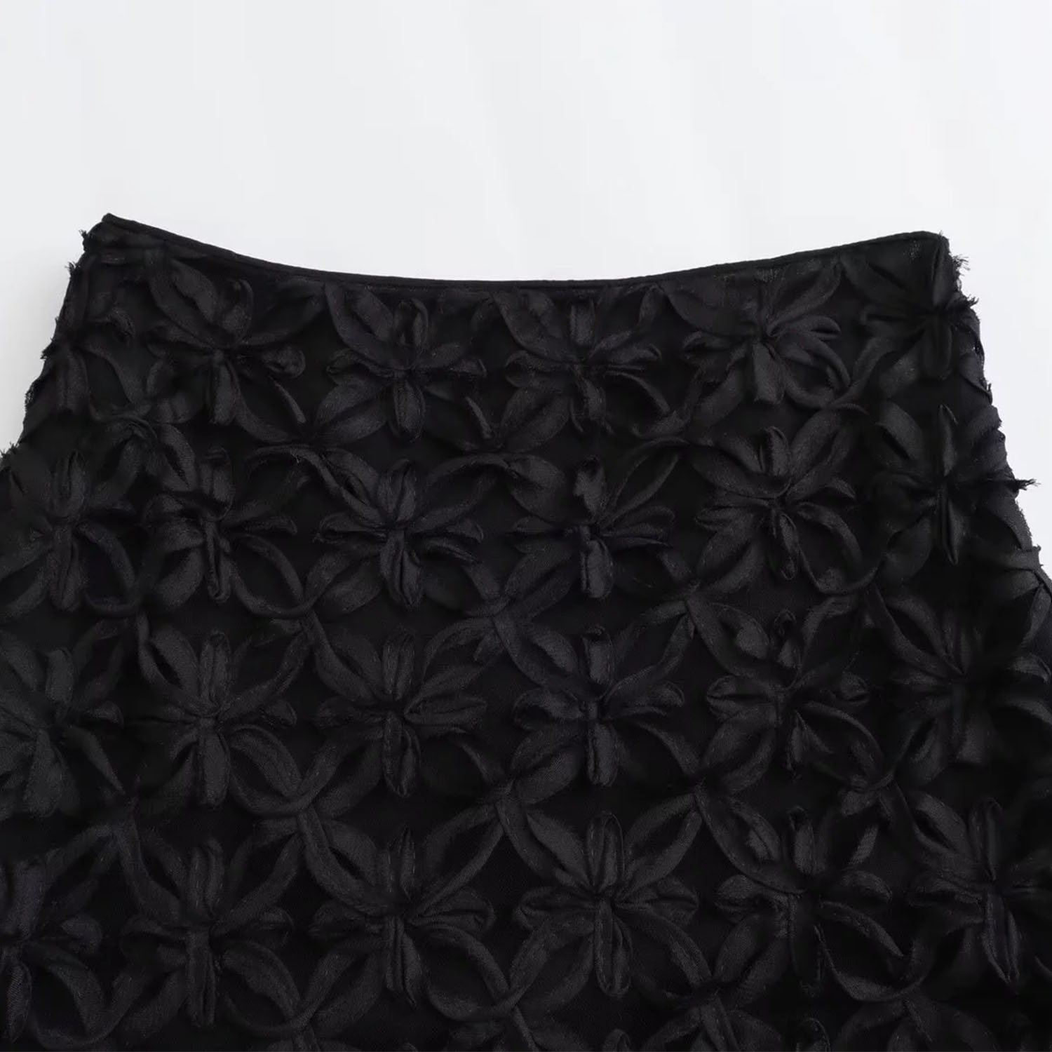 Fashion Suit Lace Flower Long Sleeve Shirt Skirt Suit,Blouses