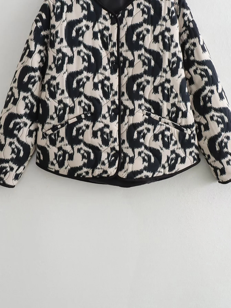 Fashion Printing Polyester Printed Jacket,Coat-Jacket