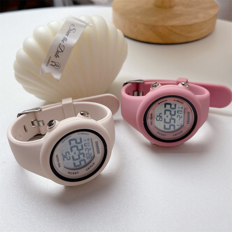 Fashion Sakura Powder Stainless Steel Round Dial Watch,Ladies Watches