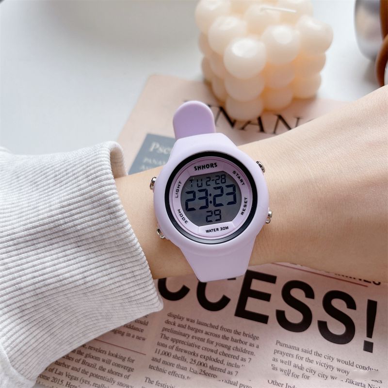 Fashion Taro Purple Stainless Steel Round Dial Watch,Ladies Watches