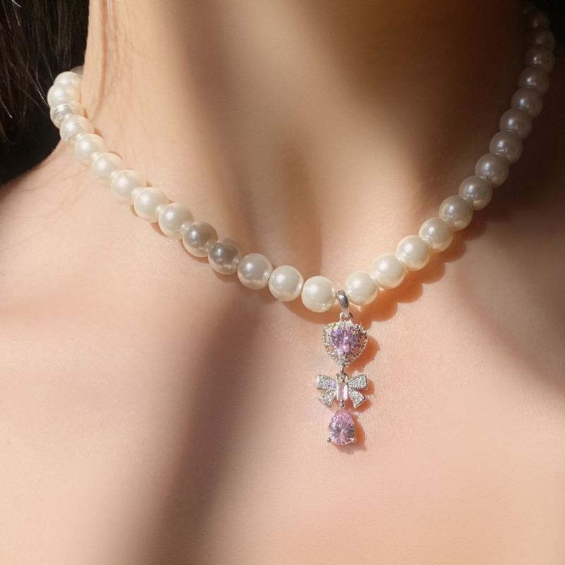 Fashion 8# Copper Diamond Geometric Necklace,Necklaces
