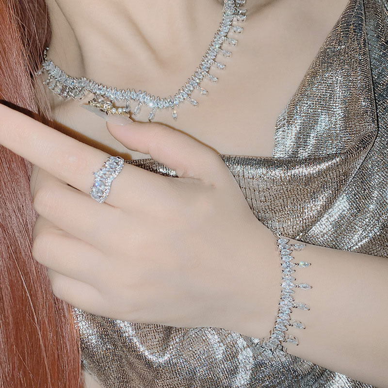 Fashion Bracelet 0131 About 16+5cm Copper Diamond Geometric Bracelet,Bracelets