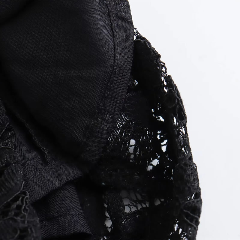 Fashion Black Lace Patchwork Jumpsuit,Tank Tops & Camis
