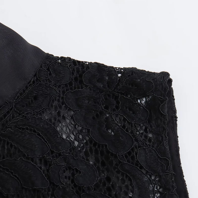 Fashion Black Lace Patchwork Jumpsuit,Tank Tops & Camis
