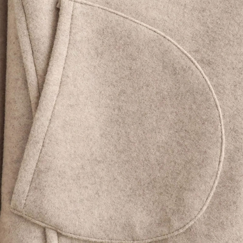 Fashion Off-white Woven Single-button Jacket,Coat-Jacket