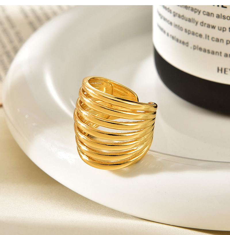 Fashion Gold Copper Geometric Ring,Rings