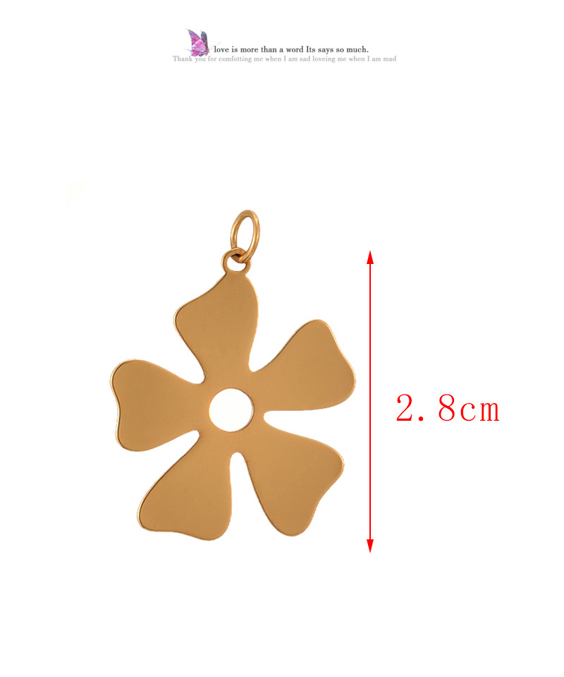 Fashion Golden 1 Copper Flower Pendant Accessories,Jewelry Findings & Components