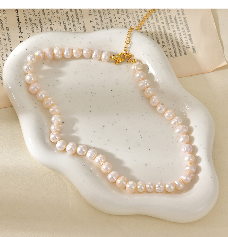 Fashion Off White Pearl Bead Necklace,Beaded Necklaces