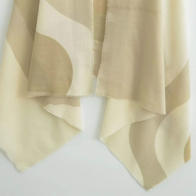 Fashion Geometric Patterns Imitation Cashmere Printed Scarf,knitting Wool Scaves