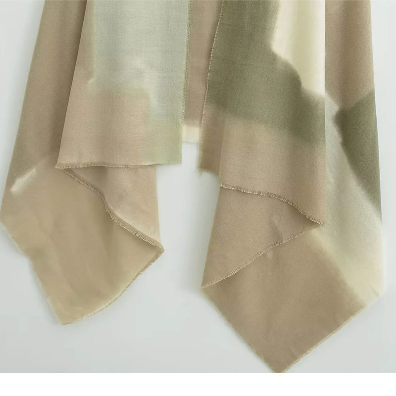 Fashion Abstract Painting Imitation Cashmere Printed Scarf,knitting Wool Scaves