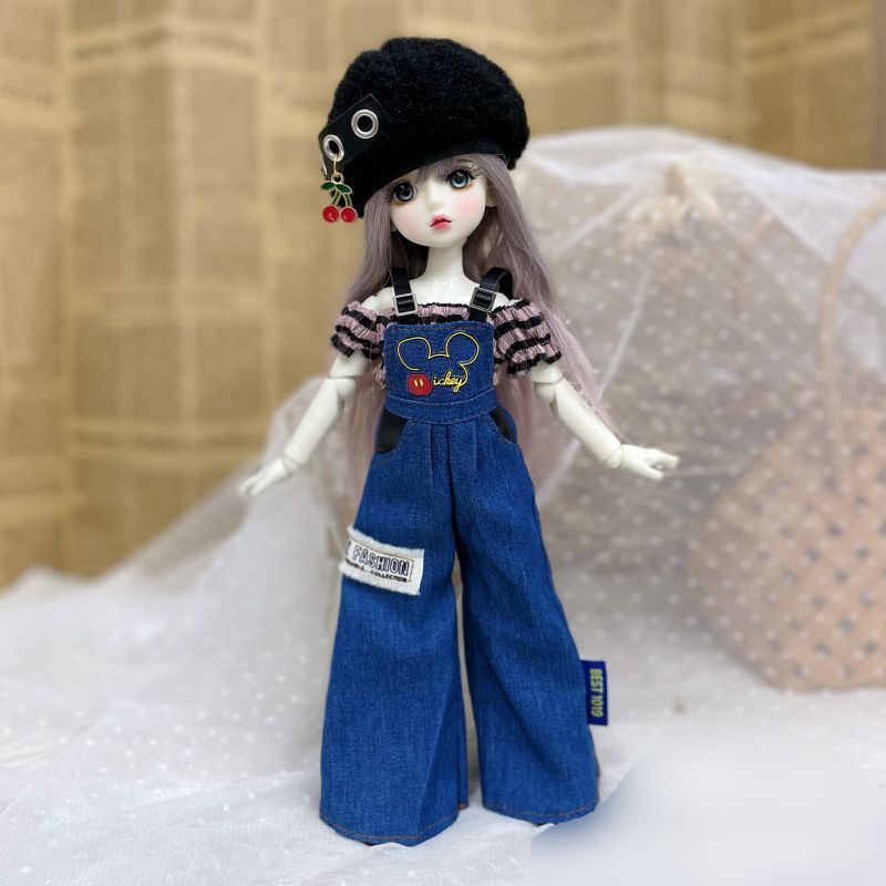 Fashion 5# Polyester Cartoon 30cm Doll Cotton Doll Clothes Set  Cloth,Coat-Jacket