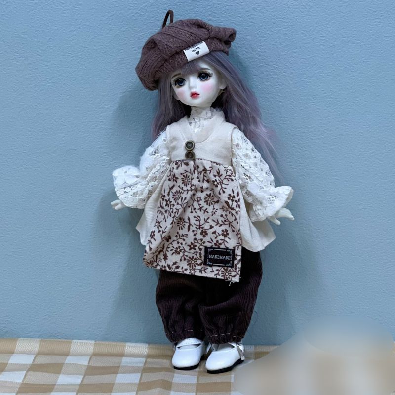 Fashion 4# Polyester Cartoon 30cm Doll Cotton Doll Clothes Set  Cloth,Coat-Jacket