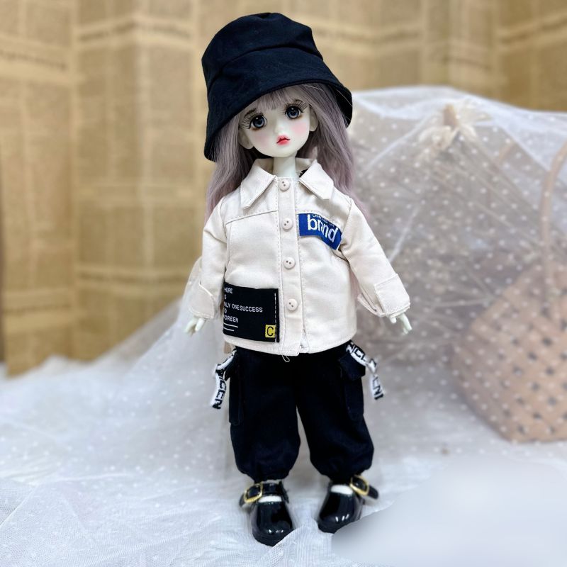Fashion 10# Polyester Cartoon 30cm Doll Cotton Doll Clothes Set  Cloth,Coat-Jacket