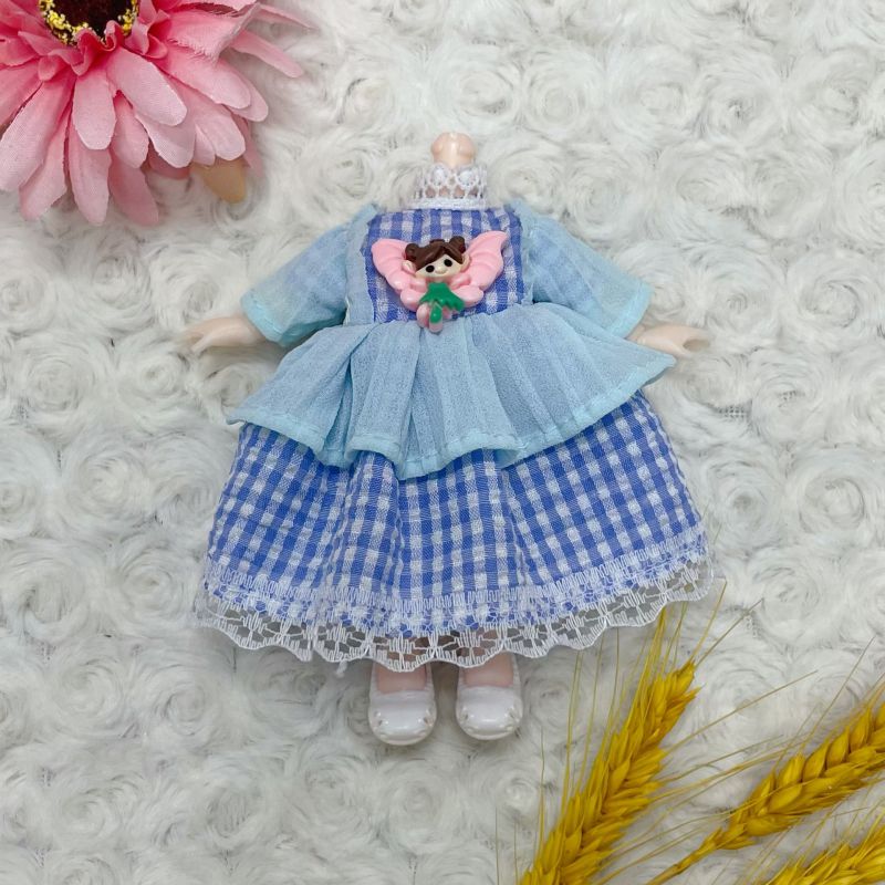 Fashion 10# Polyester Cartoon 17cm Doll Cotton Doll Clothes Set  Cloth,Coat-Jacket