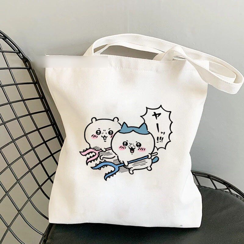 Fashion J (mm*mm) White Canvas Printed Large Capacity Shoulder Bag,Messenger bags