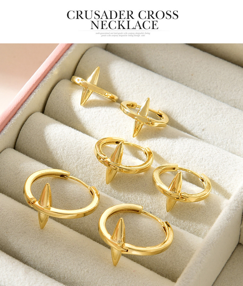 Fashion Gold Copper Geometric Earring 6-piece Set,Earring Set