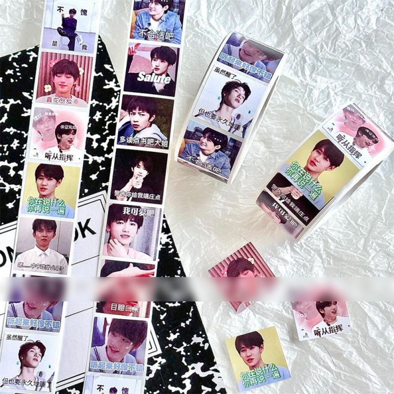 Fashion Times Youth League [1 Volume/500 Stickers] Paper Printed Pocket Material Dot Stickers,Stickers/Tape
