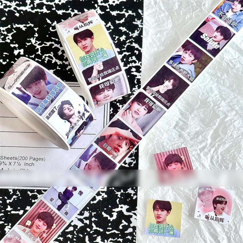 Fashion Times Youth League [1 Volume/500 Stickers] Paper Printed Pocket Material Dot Stickers,Stickers/Tape
