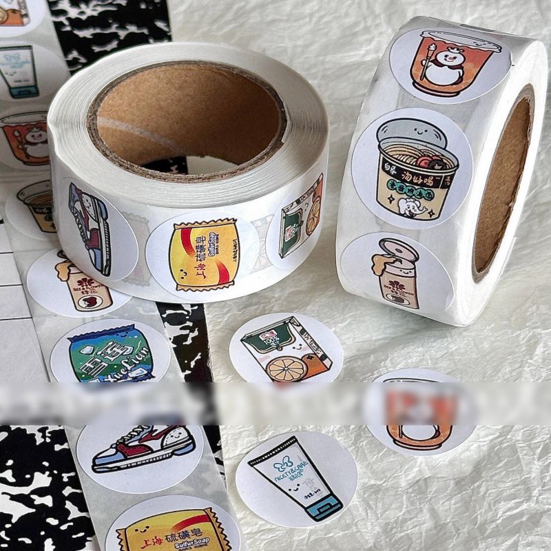Fashion The Light Of Domestic Products [1 Volume/500 Stickers] Paper Printed Pocket Material Dot Stickers,Stickers/Tape