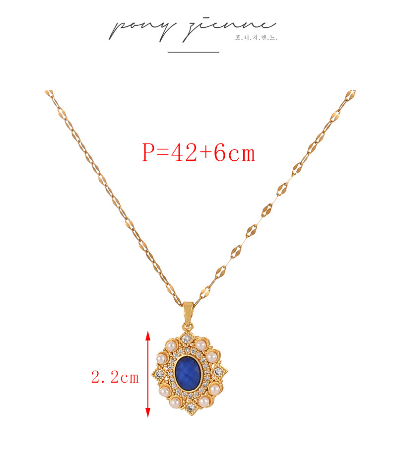 Fashion Golden 2 Titanium Steel Inlaid Zirconium Dream Catcher Pendant Tassel Necklace,Korean Brooches
