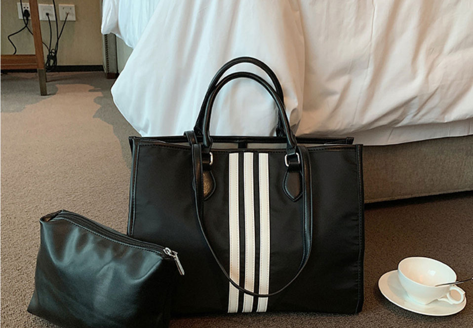 Fashion Black Oxford Cloth Large Capacity Handbag,Handbags