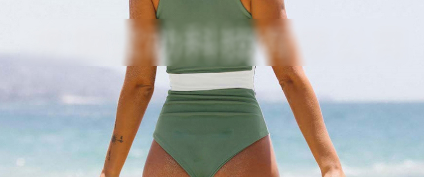 Fashion Green Polyester Zip Sleeveless One-piece Swimsuit,One Pieces