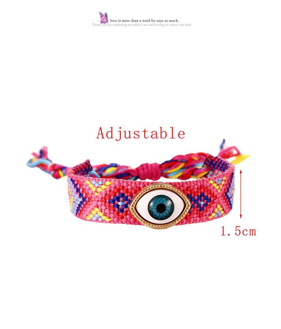 Fashion Color 2 Alloy Eye Woven Pattern Tassel Bracelet,Fashion Bracelets