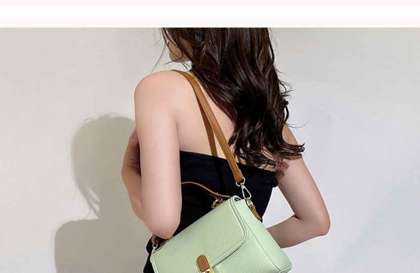 Fashion Green Pu Flap Crossbody Bag,Shoulder bags