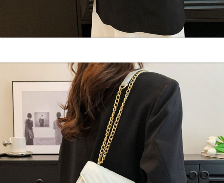 Fashion Khaki Pu Embroidery Thread Flap Crossbody Bag,Shoulder bags