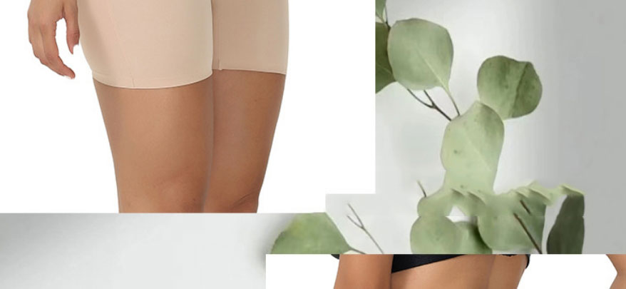 Fashion Color Nylon Tummy Control High Waist Leggings,Shapewear