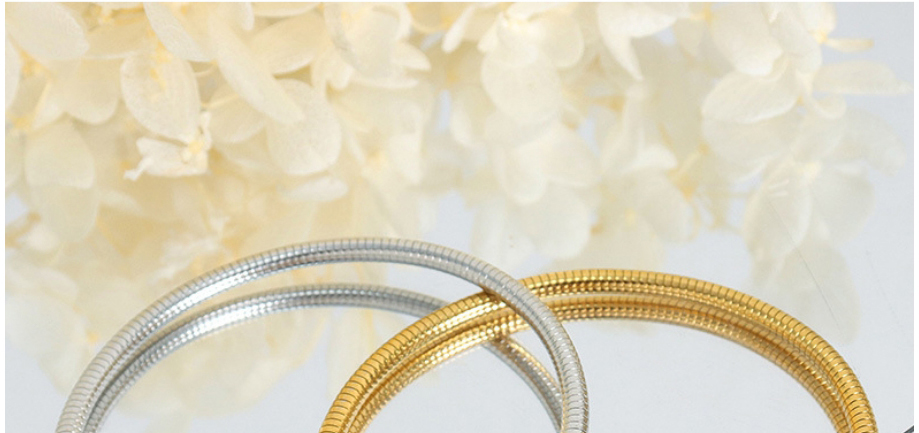 Fashion 6# Titanium Geometric Cuff Bracelet,Bracelets
