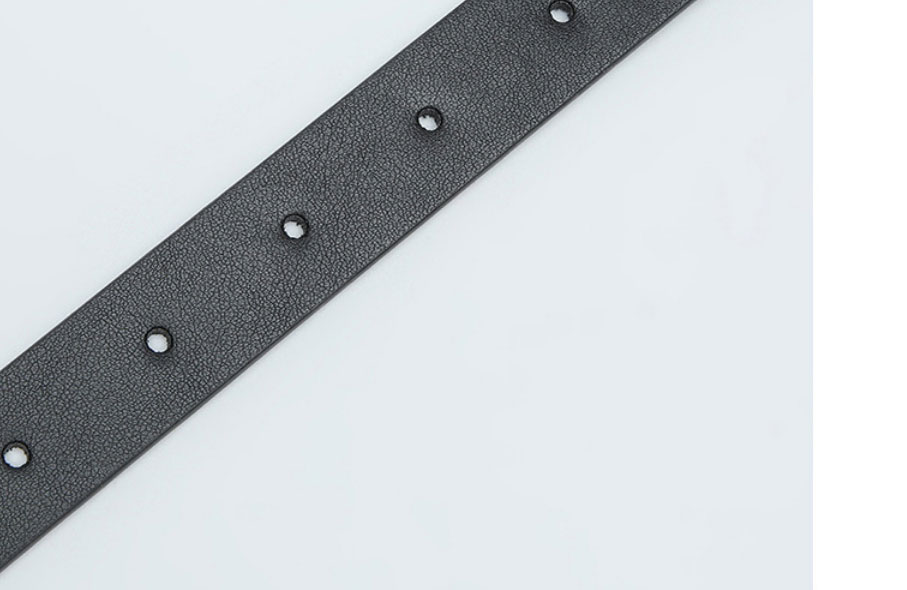 Fashion Black Alloy Square Pin Buckle Wide Belt,Wide belts