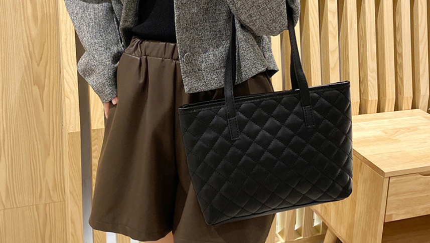 Fashion Black Leopard Print Pu Printing Large Capacity Shoulder Bag,Messenger bags