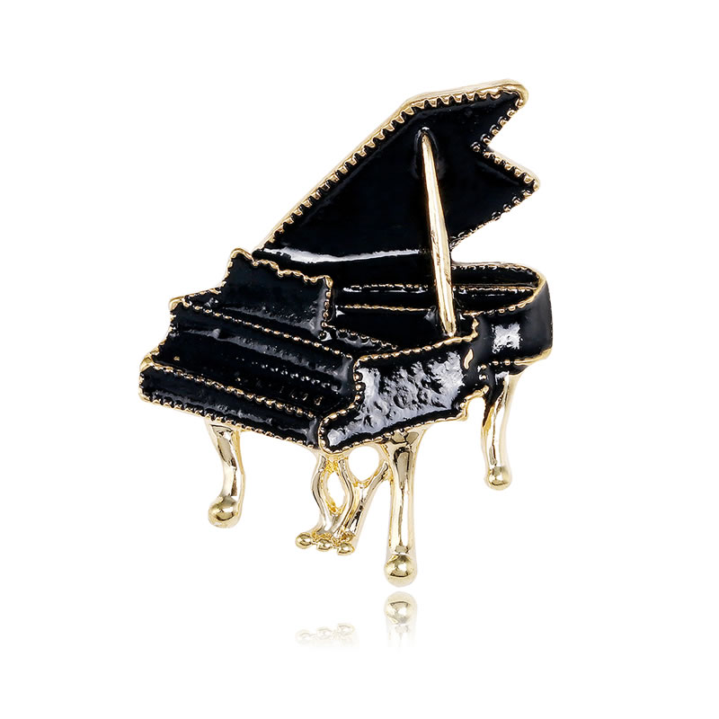 Fashion Piano Alloy Dripping Oil Piano Brooch,Korean Brooches