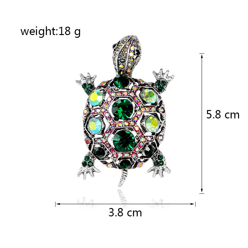 Fashion Silver Alloy Diamond Turtle Brooch,Korean Brooches