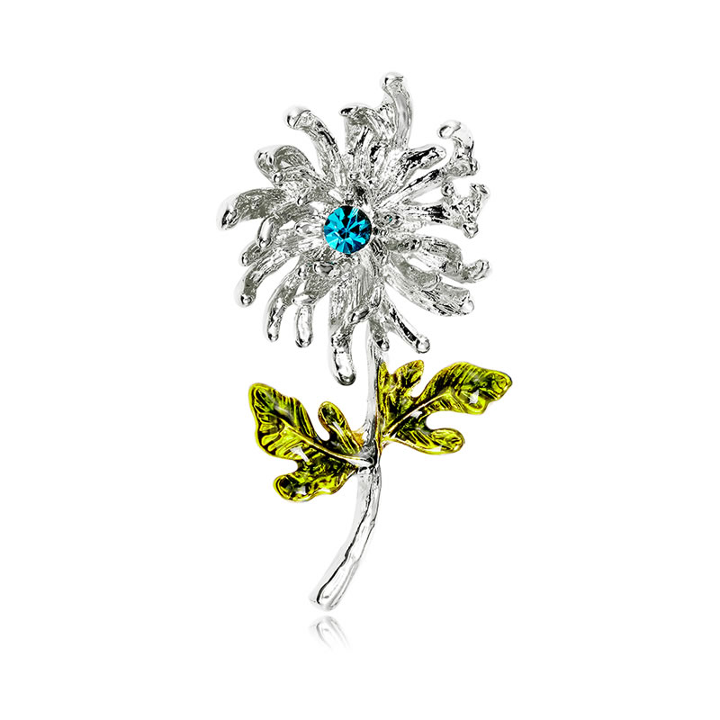 Fashion Gold Alloy Diamond Flower Brooch,Korean Brooches