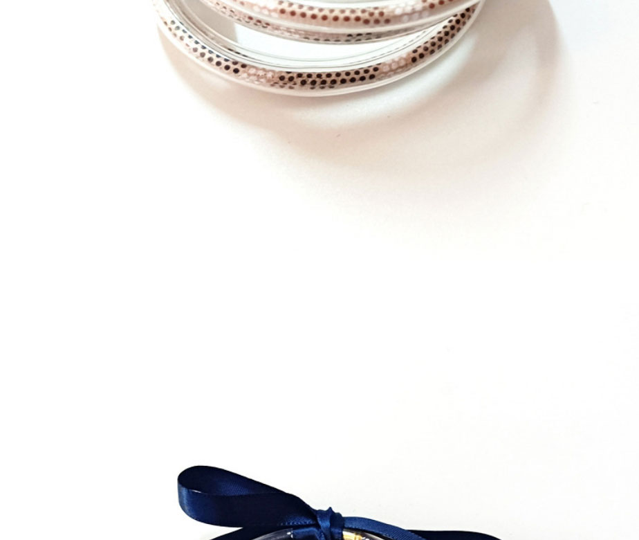 Fashion Blue Silicone Polka Dot Bow Bracelet Set,Fashion Bangles