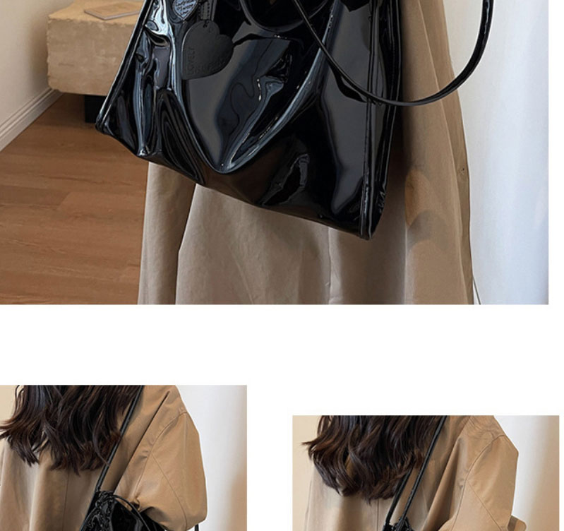 Fashion Claret Pu Large Capacity Shoulder Bag,Messenger bags