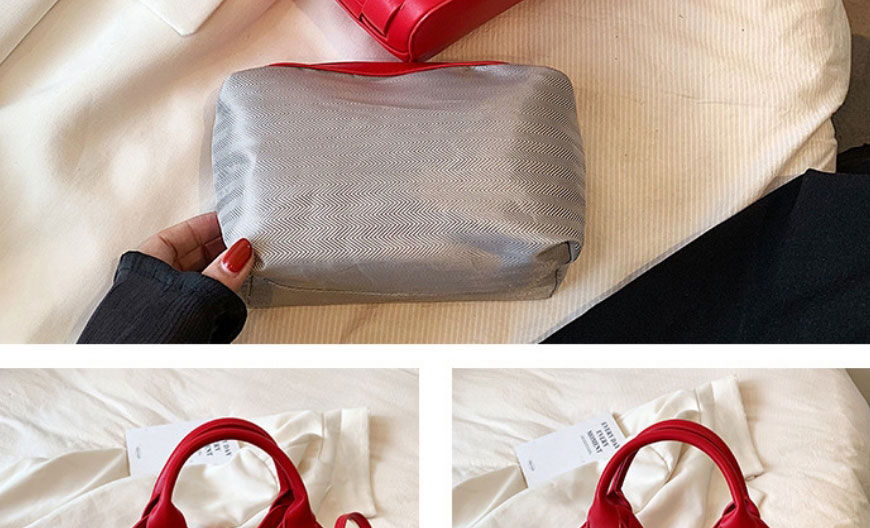 Fashion Khaki Pu Woven Large Capacity Messenger Bag,Shoulder bags