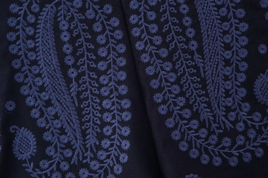 Fashion Khaki Woven Embroidered Shorts,Shorts